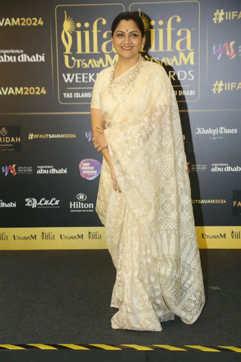 Khushbu Sundar at IIFA Utsavam Awards 2024 in Hyderabad